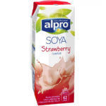 Calories in Alpro Soya Strawberry Flavour