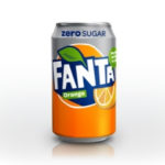 Calories in Fanta Orange Zero Sugar
