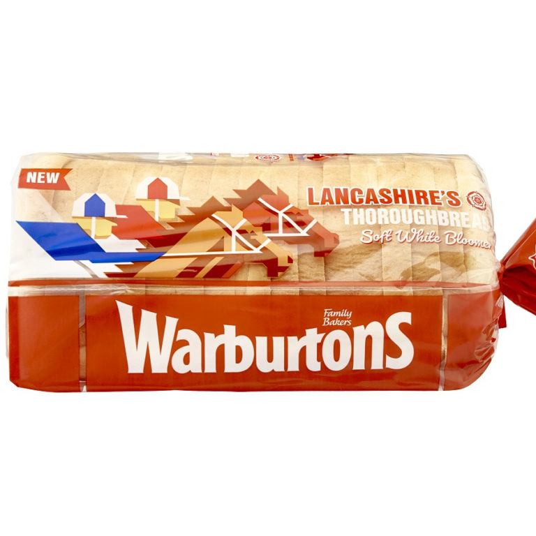 稜 Calories in Warburtons Lancashire's Thoroughbread Soft White Bloomer