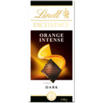 Calories in Lindt Excellence Orange Intense Dark