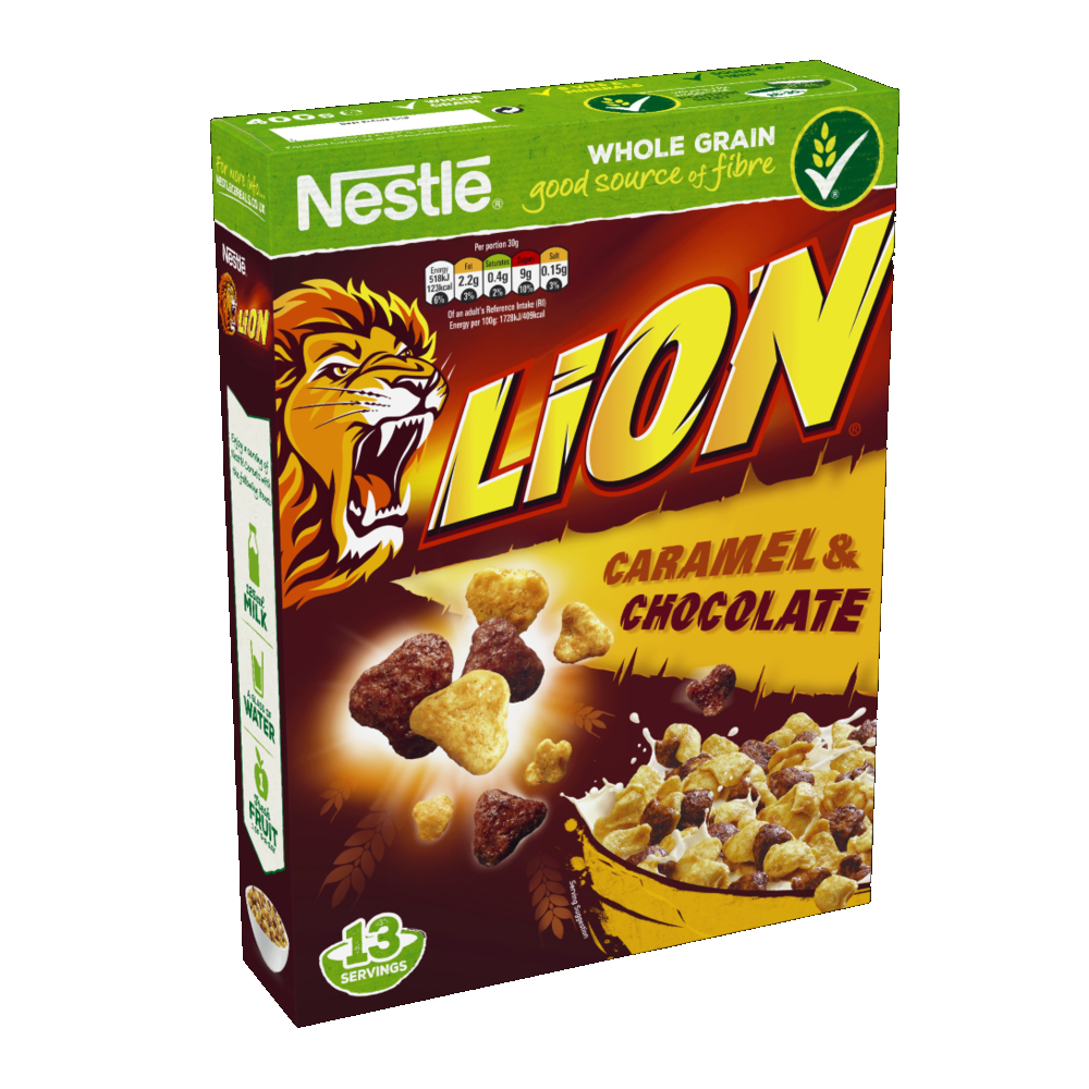 北 Calories in Nestlé Lion Caramel & Chocolate