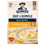 Calories in Quaker Oat So Simple Big Bowl Golden Syrup Flavour Sachets
