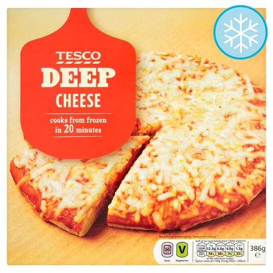 菱 Calories in Tesco Deep Cheese