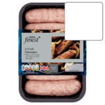 Calories in Tesco Finest Pork Sausages