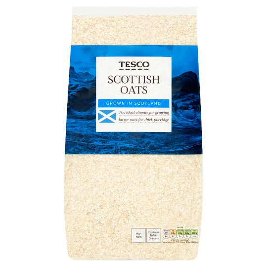 北 Calories in Tesco Scottish Oats Grown in Scotland