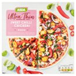 Calories in Asda Ultra Thin Sweet Chilli Chicken Pizza