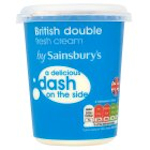 Calories in Sainsbury's British Double Fresh Cream