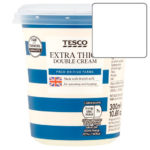 Calories in Tesco Extra Thick Double Cream From British Farms