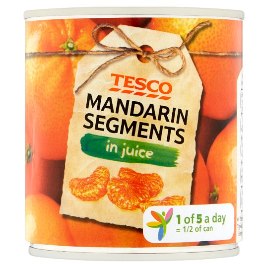 省 Calories in Tesco Mandarin Segments in Juice