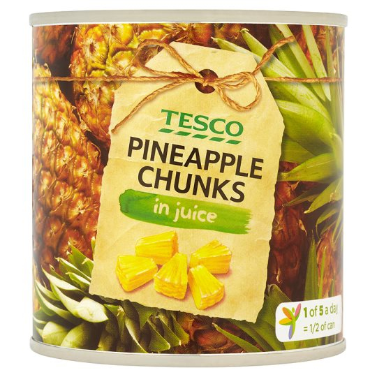 省 Calories in Tesco Pineapple Chunks In Juice