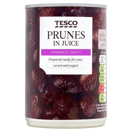 省 Calories in Tesco Prunes in Juice Intensely Sweet