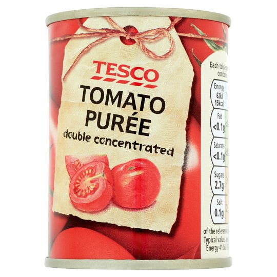 參 Calories in Tesco Tomato Purée Double Concentrated