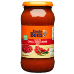 Calories in Uncle Ben's Sauce for Chilli Con Carne Hot