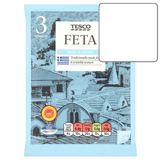 燎 Calories in Tesco Feta Made in Greece