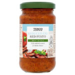 Calories in Tesco Reduced Fat Red Pesto Made in Italy