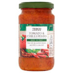 Calories in Tesco Tomato & Chilli Pesto Made in Italy