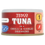 Calories in Tesco Tuna in a Chilli & Garlic Dressing