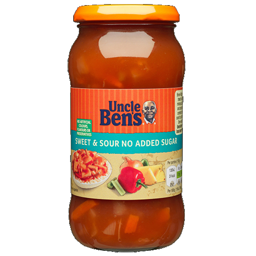 菱 Calories in Uncle Ben's Sweet & Sour No Added Sugar