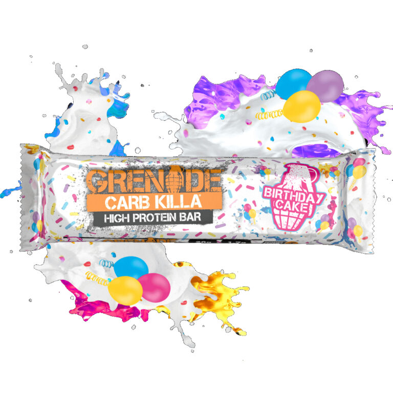 Calories in Grenade Carb Killa High Protein Bar Birthday Cake